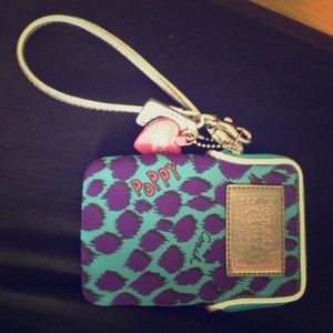 *Reduced Price!!* Coach Poppy Wristlet